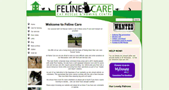 Desktop Screenshot of felinecare.org.uk
